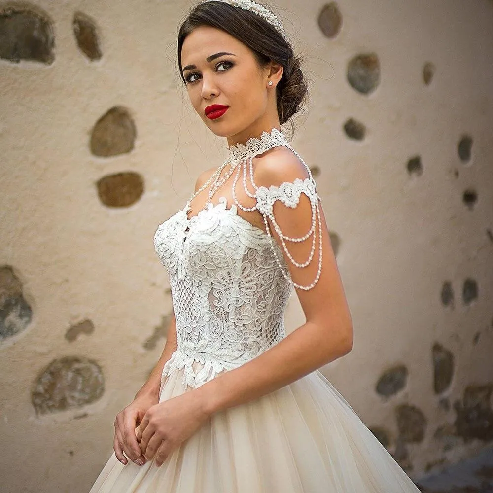 Roycebridal Lace Princess Ball Gown Wedding Dresses