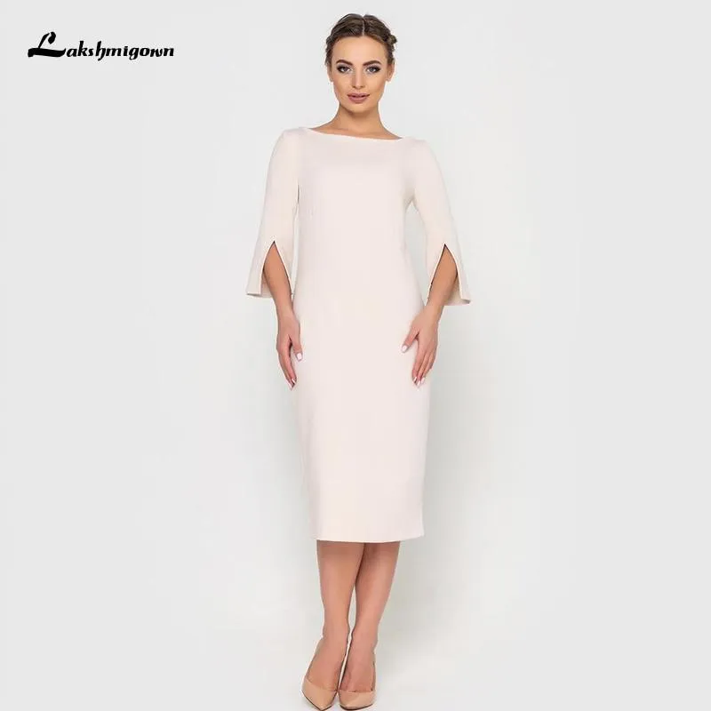 Roycebridal Simple Mother of the Dride Dresses White Short Cocktail Dress