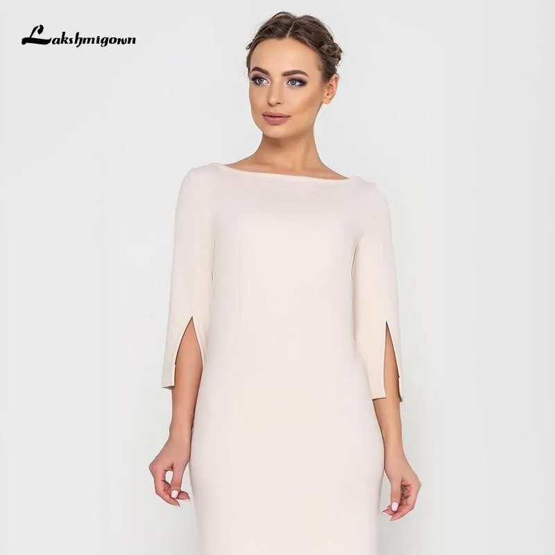 Roycebridal Simple Mother of the Dride Dresses White Short Cocktail Dress