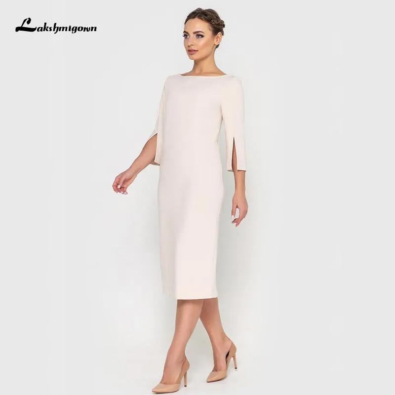 Roycebridal Simple Mother of the Dride Dresses White Short Cocktail Dress