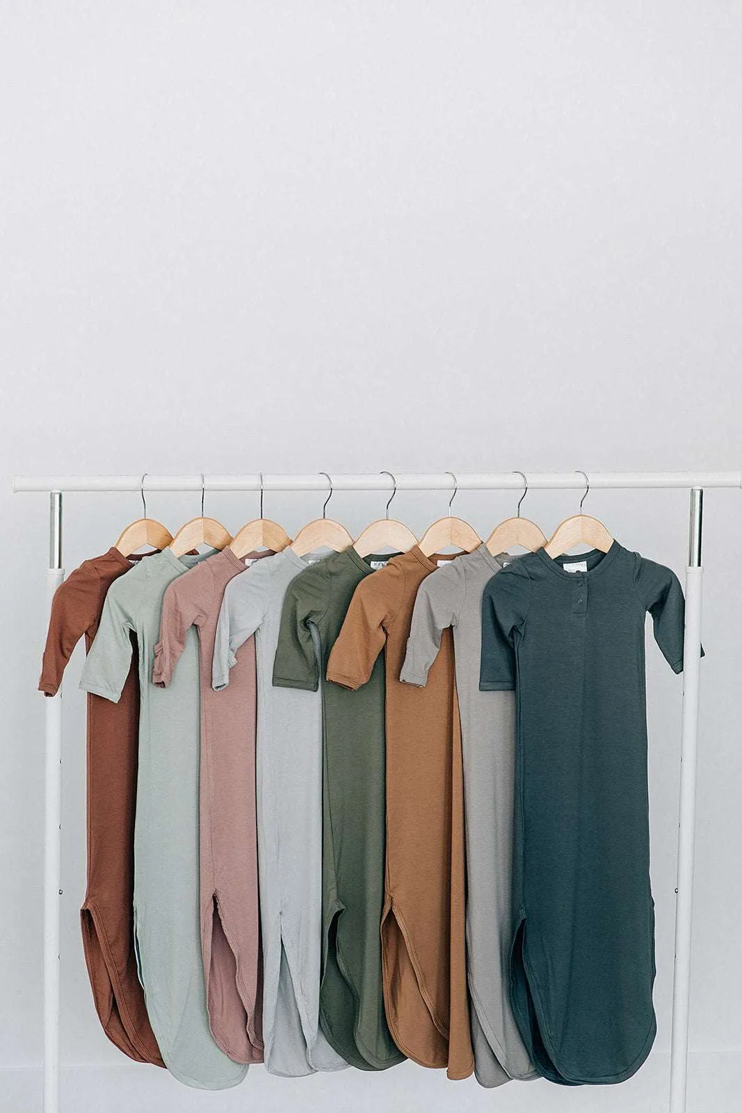 Sage Bamboo Knotted Gown