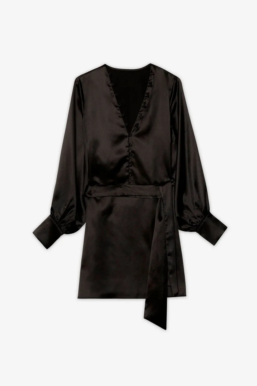 Satin Cocktail Dress