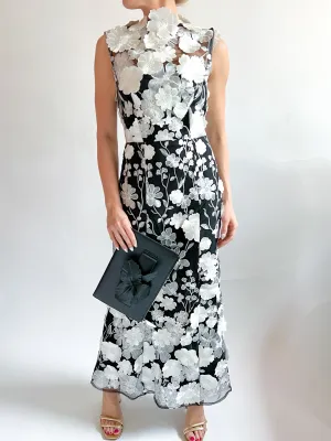 Selene 3D Floral Cocktail Dress