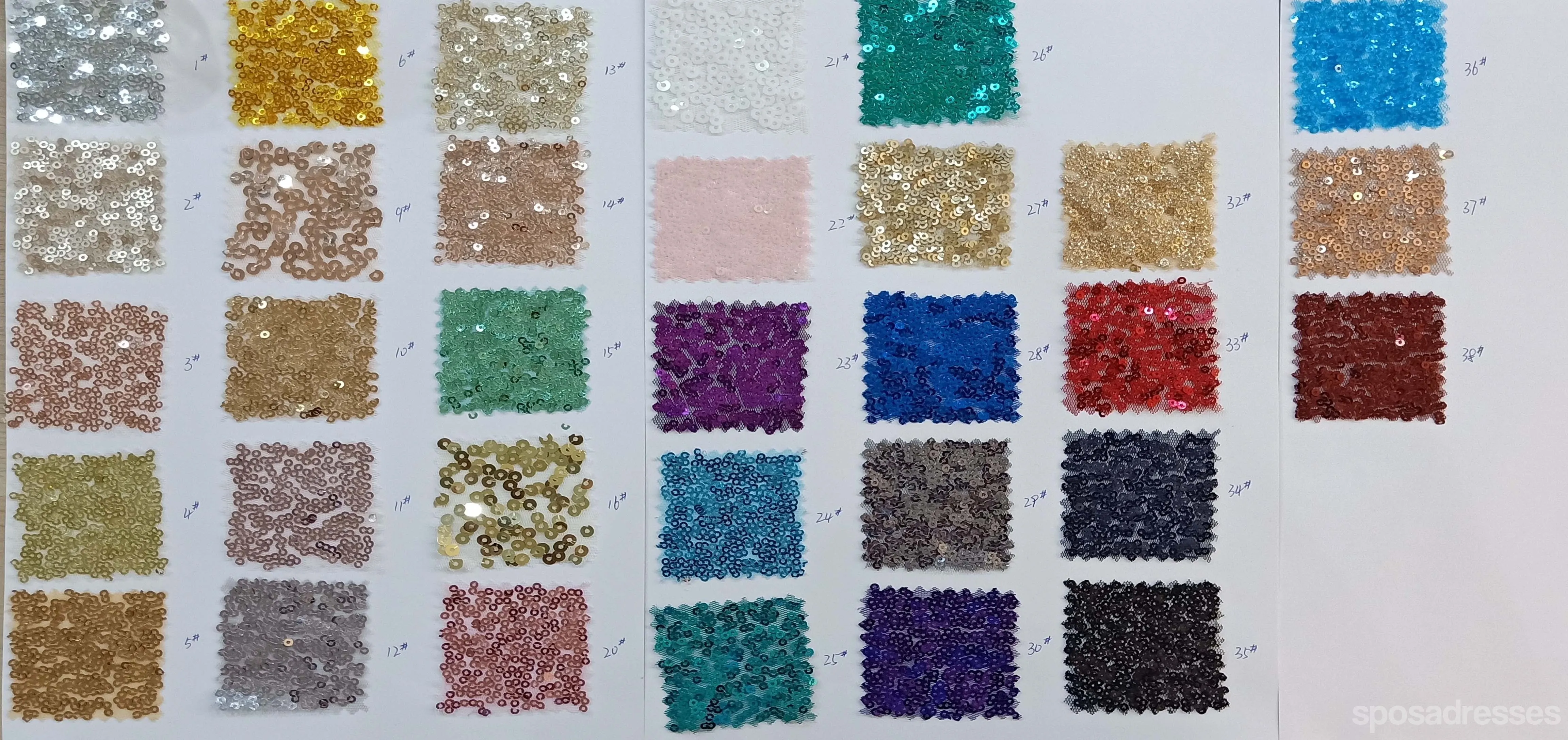 Sparkly Mismatched Sequin Long Bridesmaid Dresses, Bridesmaid Dresses BD102