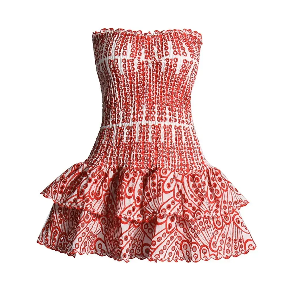 Strapless High Waist  Slimming Dress