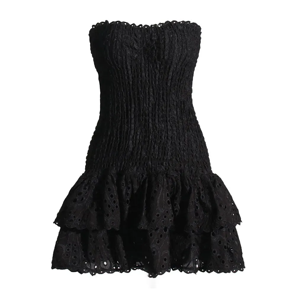 Strapless High Waist  Slimming Dress