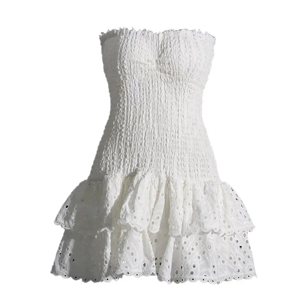 Strapless High Waist  Slimming Dress