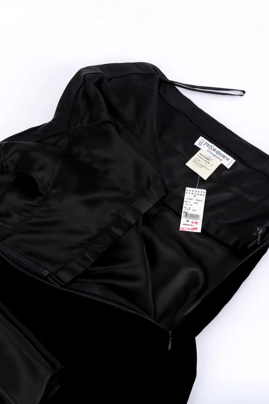 Strapless Velvet Cocktail Dress