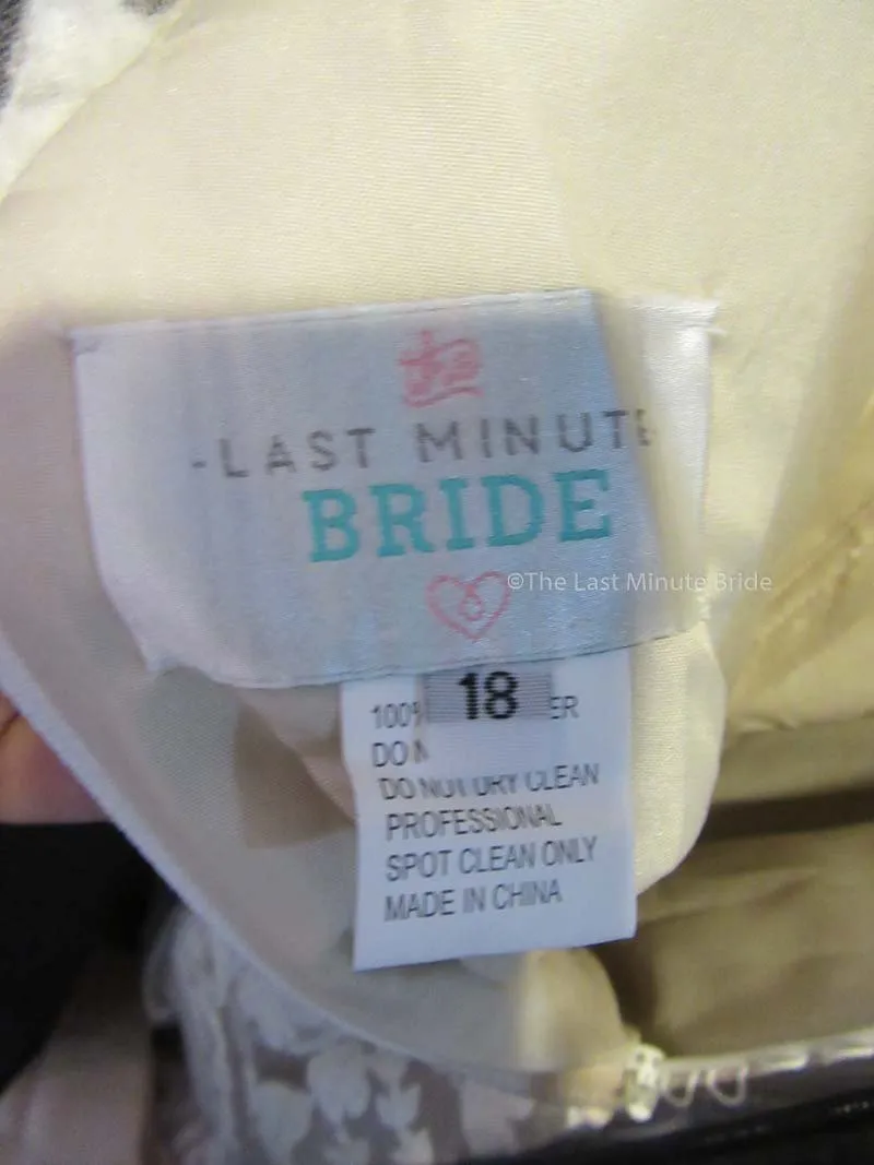 The Last Minute Bride Chloe Marie (In Stock Sizes)