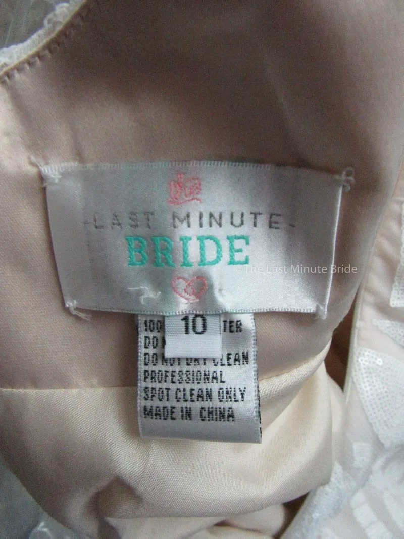 The Last Minute Bride Style Samantha Rose size 10