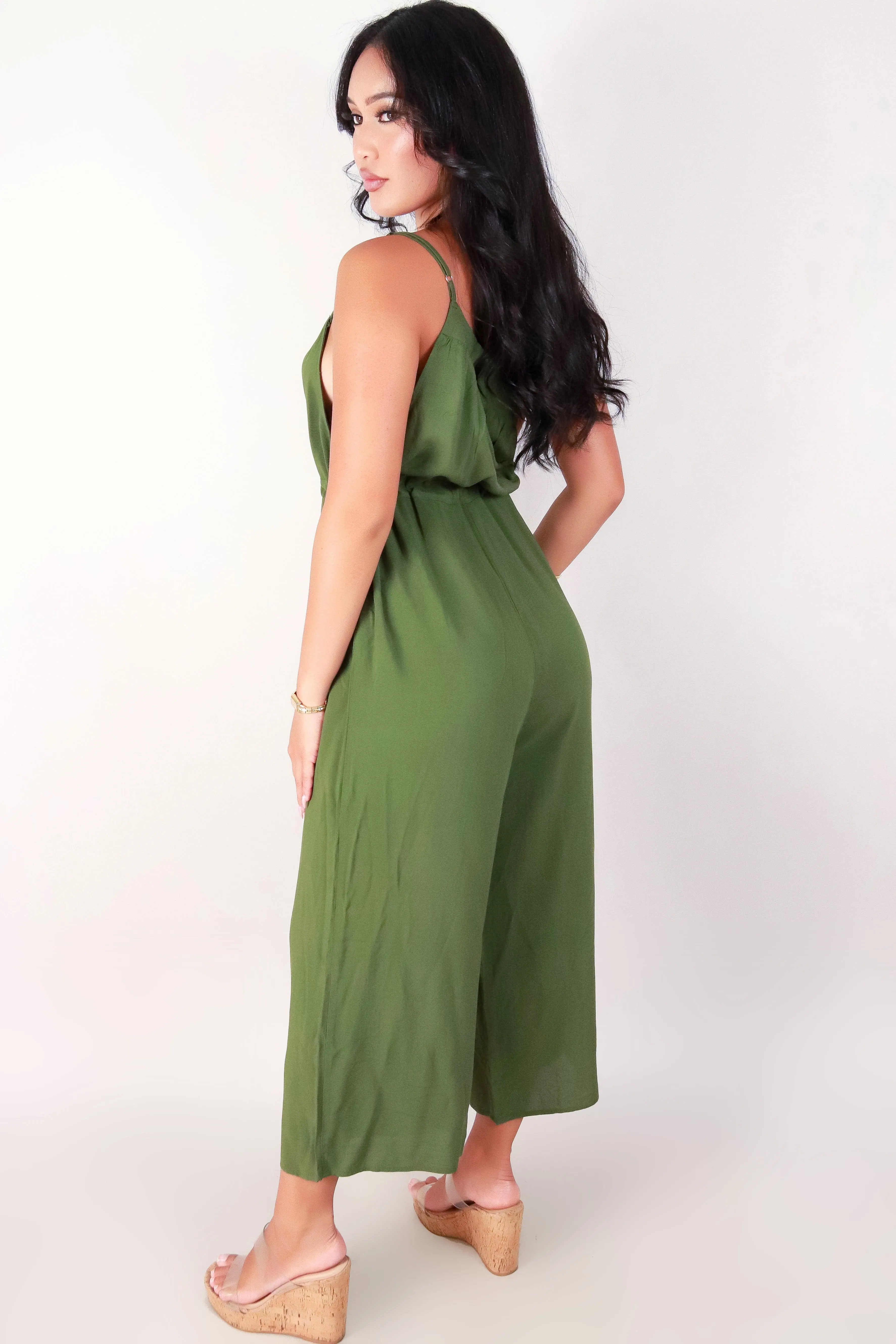 TIE WAIST JUMPSUIT