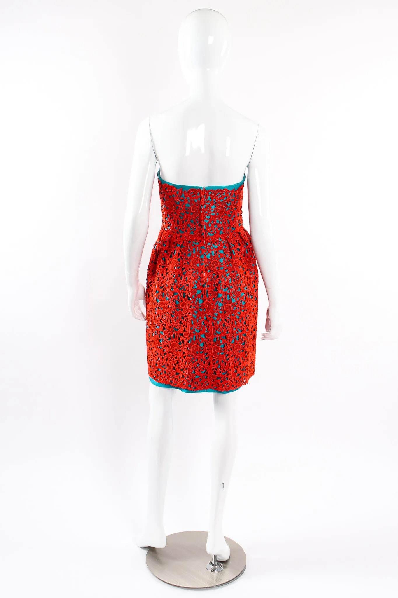 Venetian Lace Sweetheart Dress