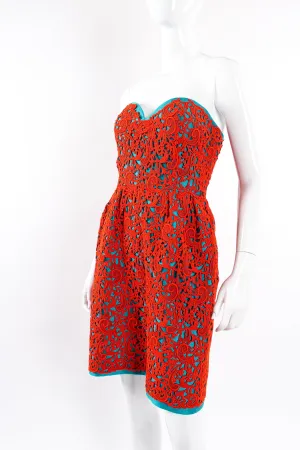 Venetian Lace Sweetheart Dress