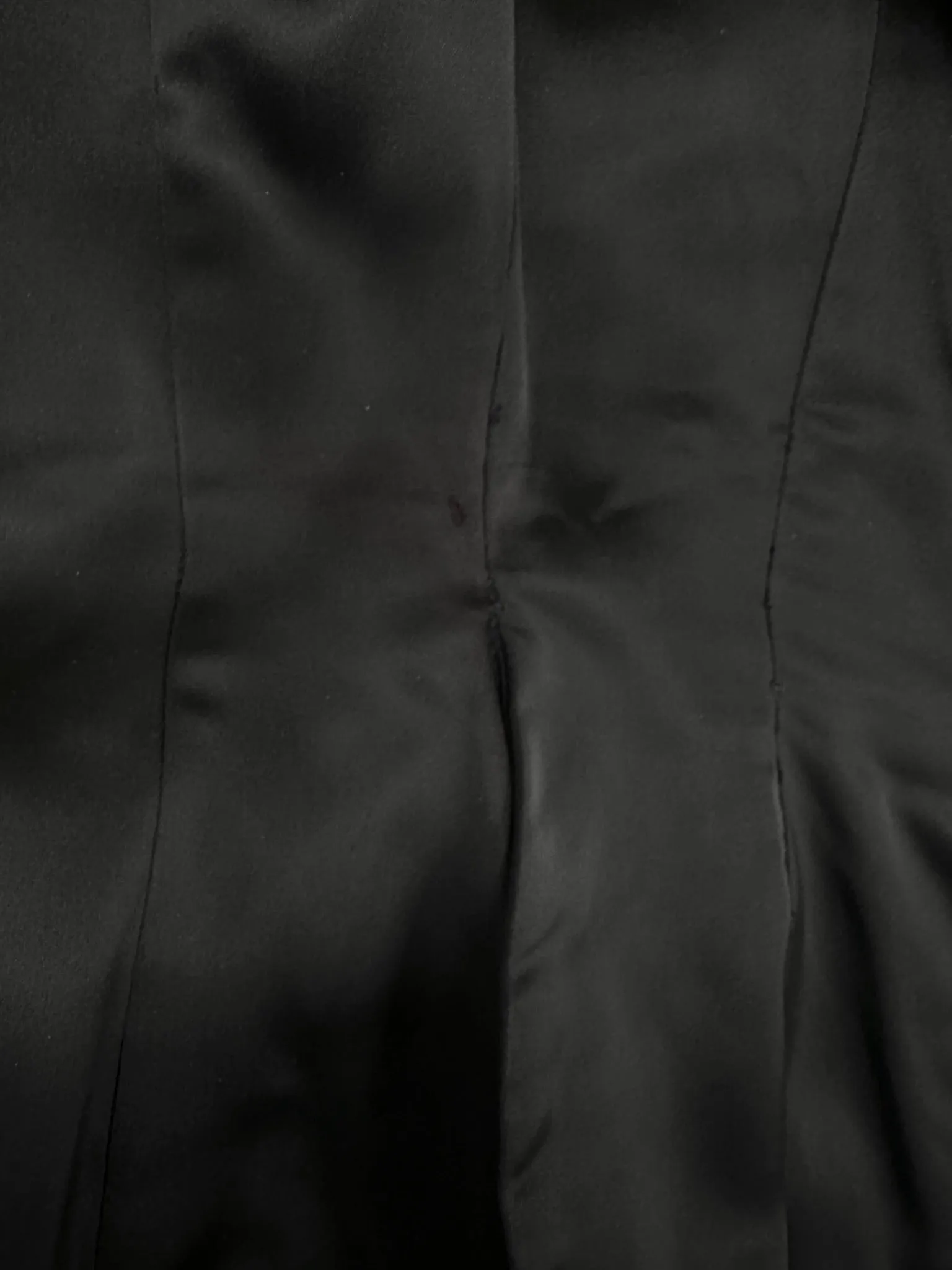VTG GiGi Young Wiggle Dress LBD 1950s MCM Black Rayon Satin Small Cocktail Evening