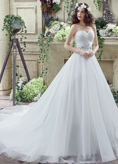 Wedding Dresses With Beads & Rhinestones
