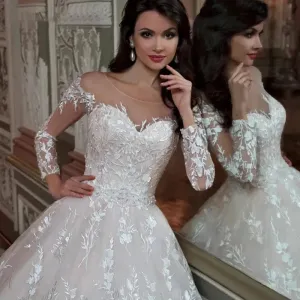 Wedding Guest Dresses: White Women's Wedding Dresses Robe Bridal Gowns Lace