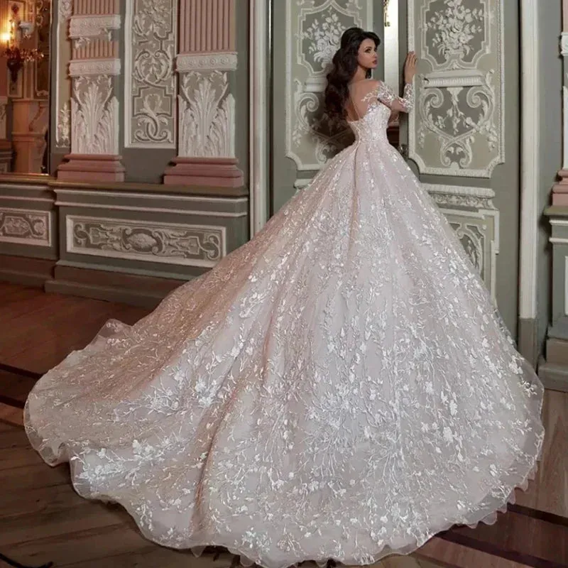 Wedding Guest Dresses: White Women's Wedding Dresses Robe Bridal Gowns Lace