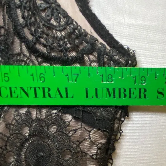 Women’s Alexia Admor black cocktail dress w lace bodice sz XL