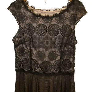 Women’s Alexia Admor black cocktail dress w lace bodice sz XL